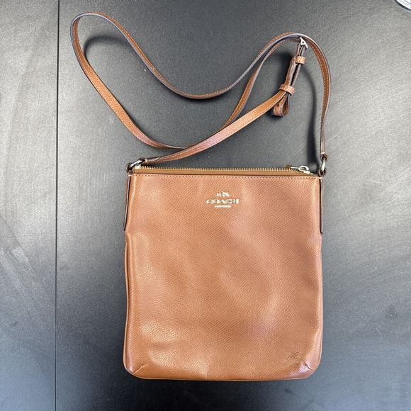 Coach Handbags - Leather Crossbody Bag, Coach File Bag